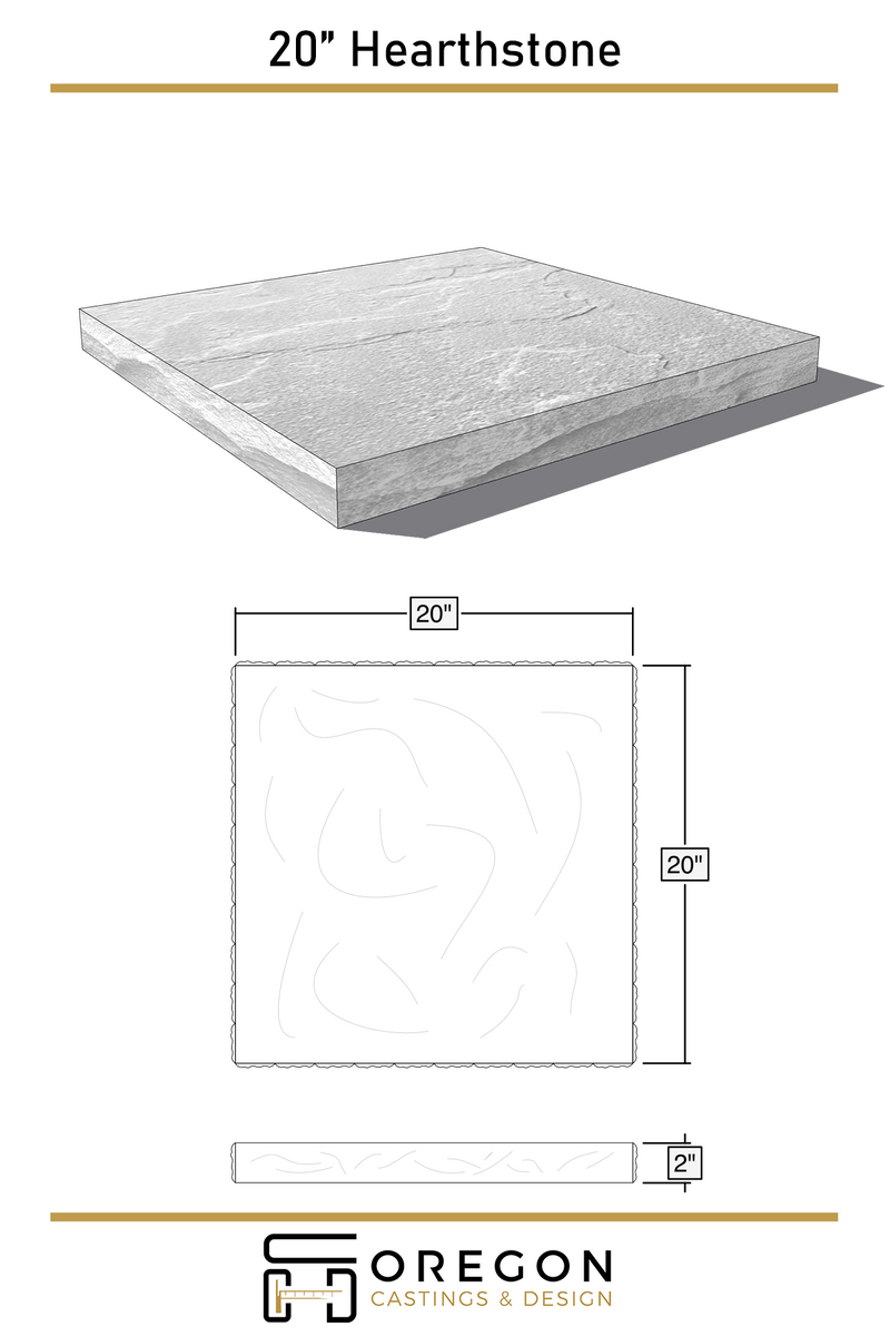 Exterior 20" Hearthstone