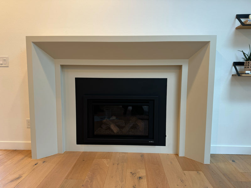 Newport Cast Stone Fireplace Surround