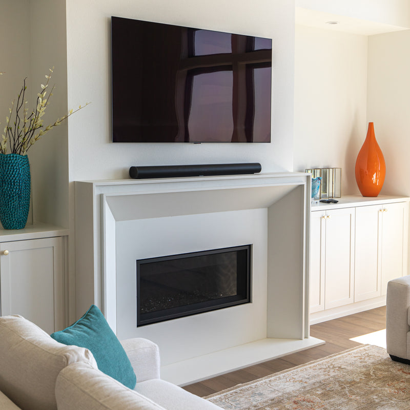Lucca Cast Stone Fireplace Surround