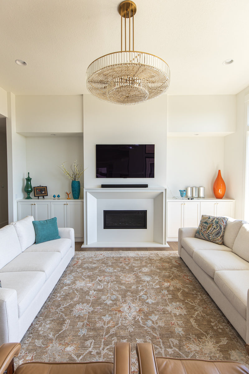 Lucca Cast Stone Fireplace Surround