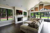 Petite Tuscan Cast Stone Fireplace
