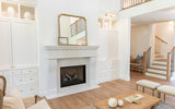 New French Cast Stone Fireplace