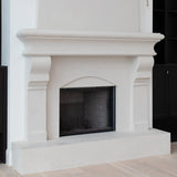 Petite Tuscan Cast Stone Fireplace