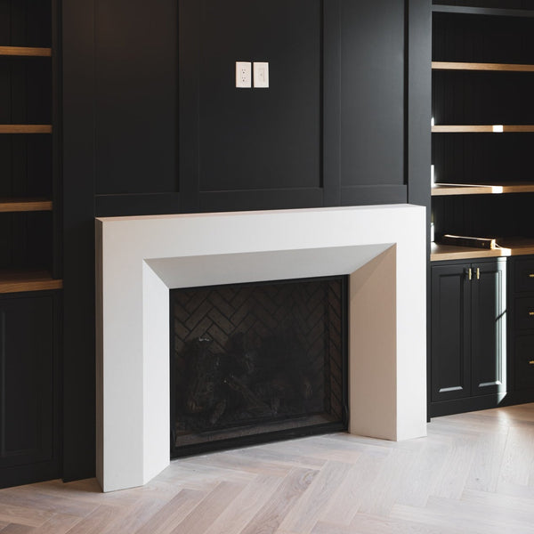 Monaco Cast Stone Fireplace Surround