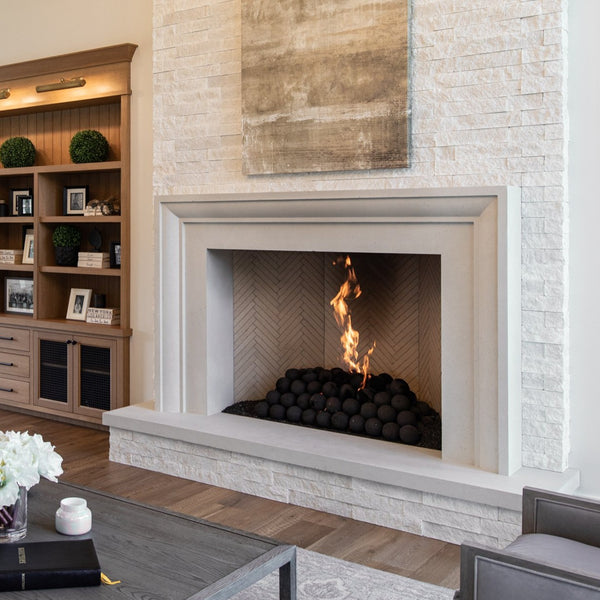 Verona Cast Stone Fireplace Surround